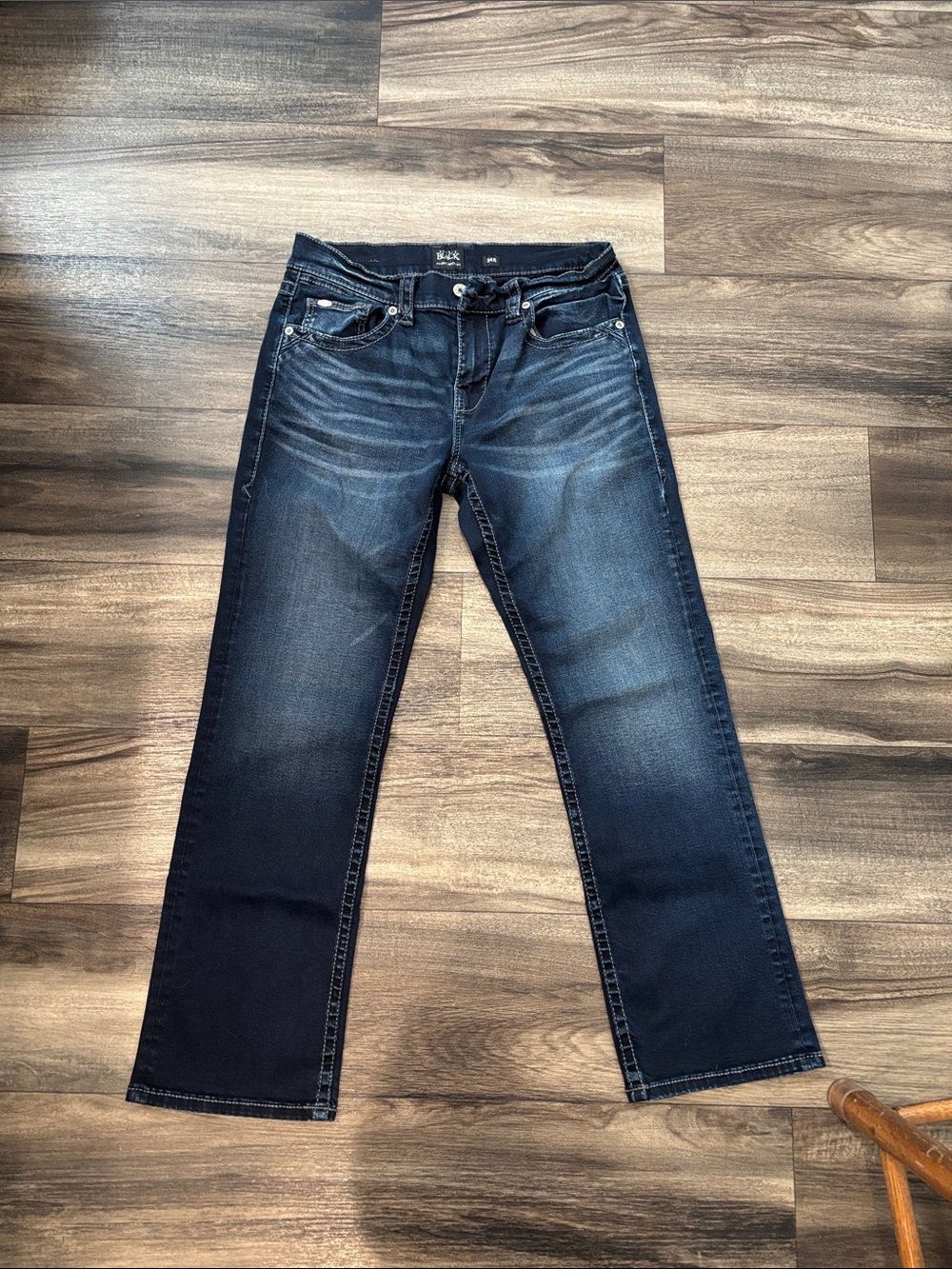 Buckle Black Dark Indigo Bootleg Jeans